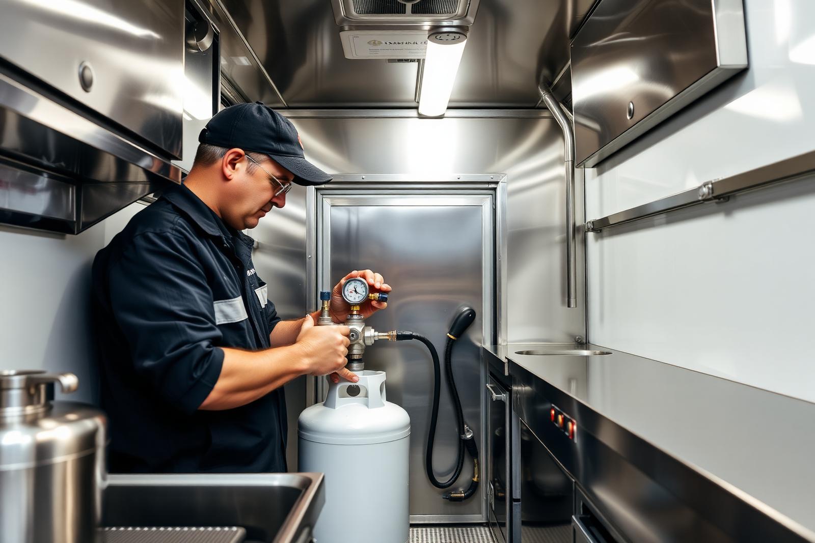 LPG Catering Engineer LPG mobile catering gas service by a Gas Safe engineer in London
